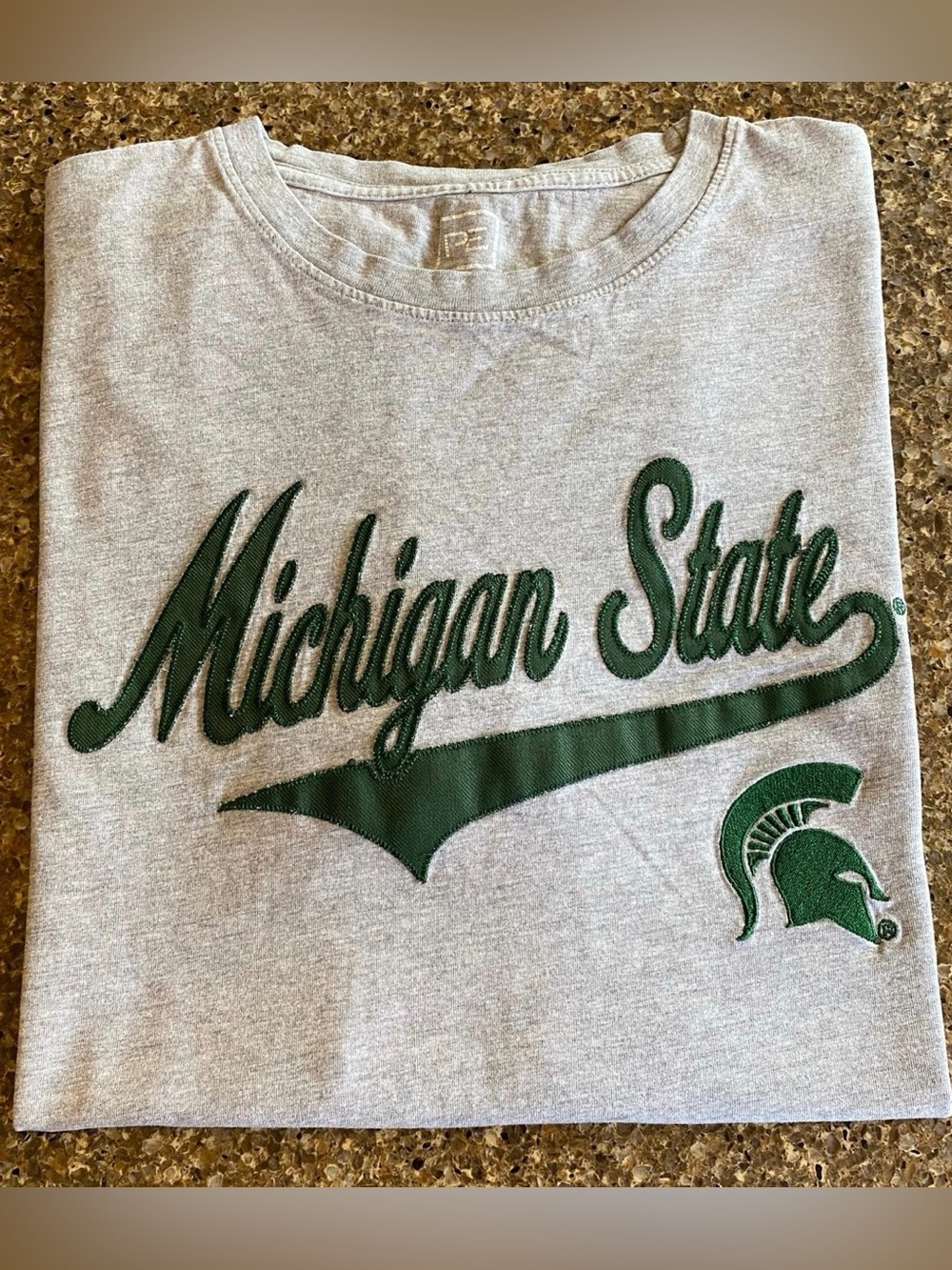 Vintage Michigan State Spartans Embroidered T-Shirt